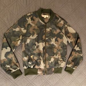 Camouflage Moto Jacket